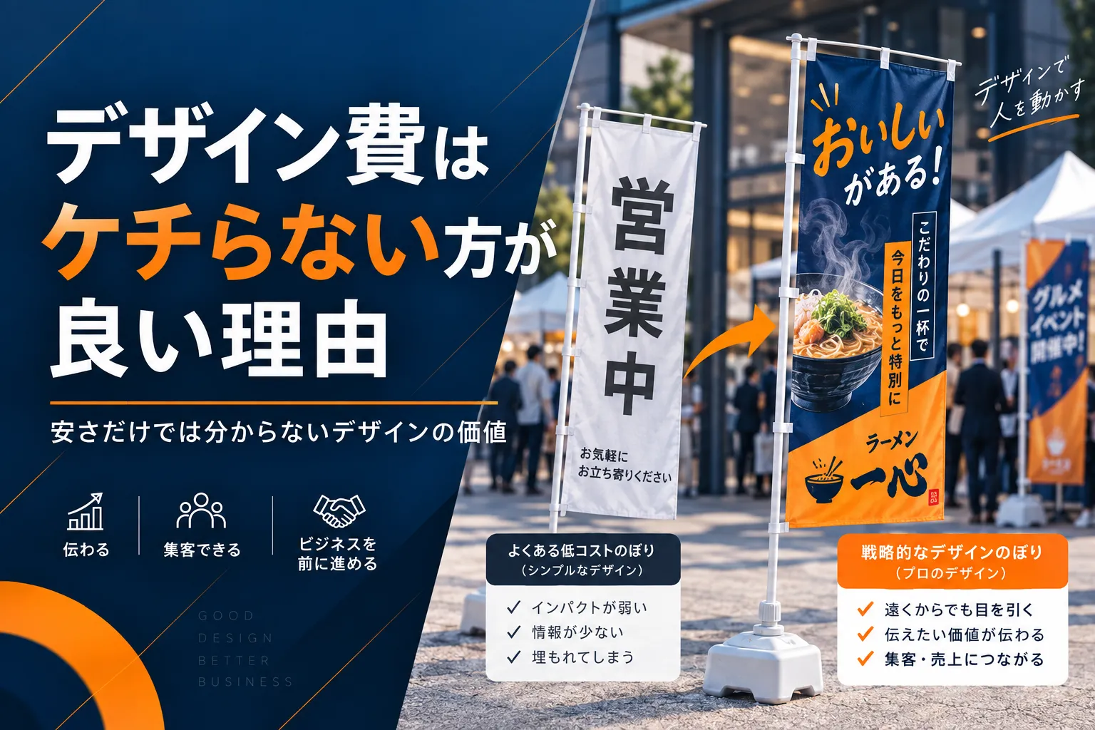 デザイン費がケチらない方が良い理由｜安さだけでは分からないデザインの価値記事のアイキャッチ画像