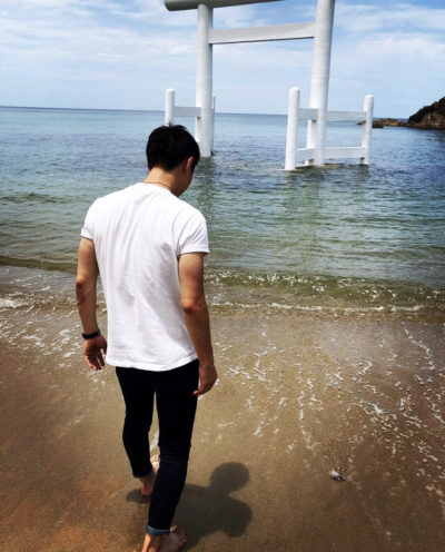 海と人