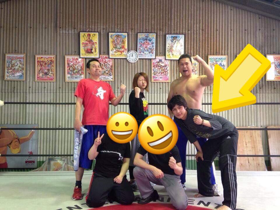 プロレス研修を受けたN君